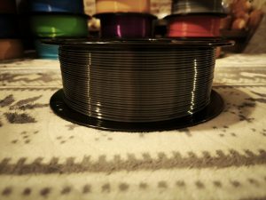 pla slik glossy silver black