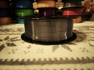 pla slik glossy silver grey