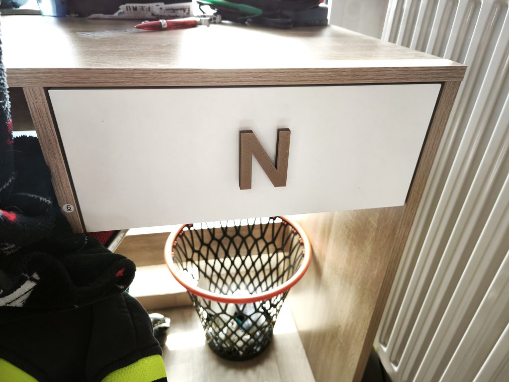 Bouton personnalisé bureau