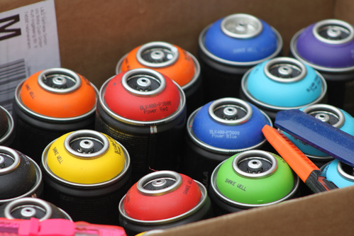 Peinture à bombe